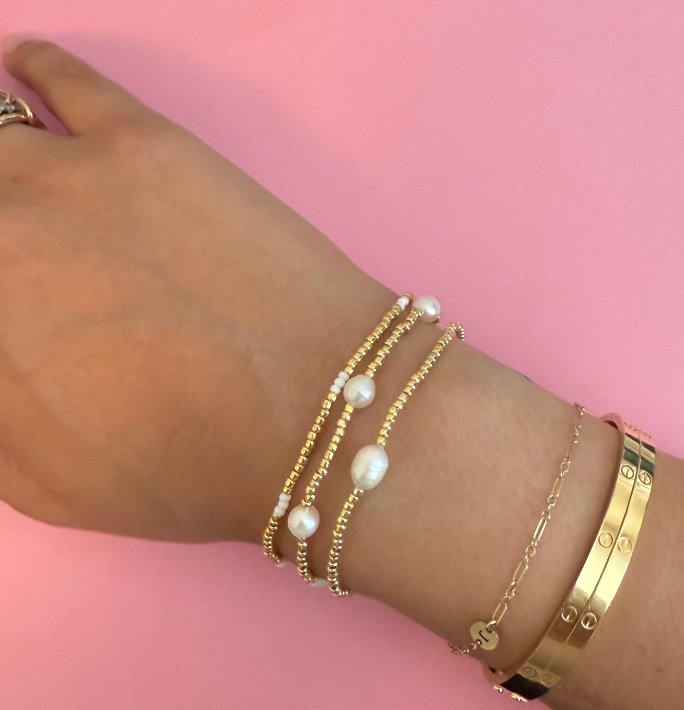 Pearl Beaded Bracelets