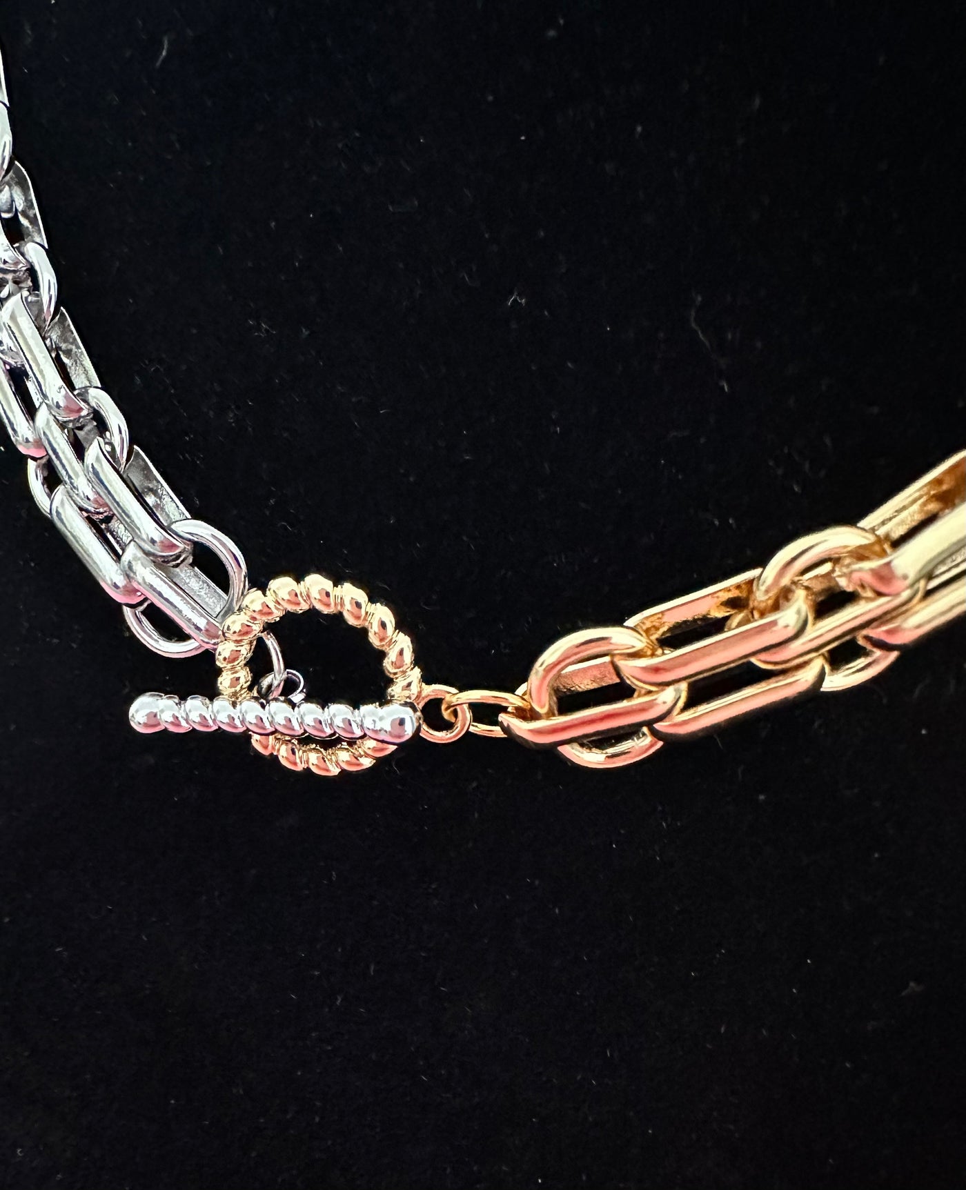Two-Tone Chunky Necklace