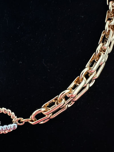 Two-Tone Chunky Necklace